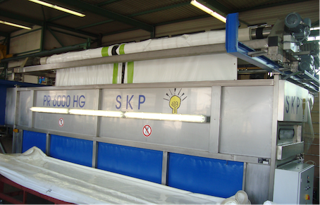 machine lavage bache chapiteau lyon
