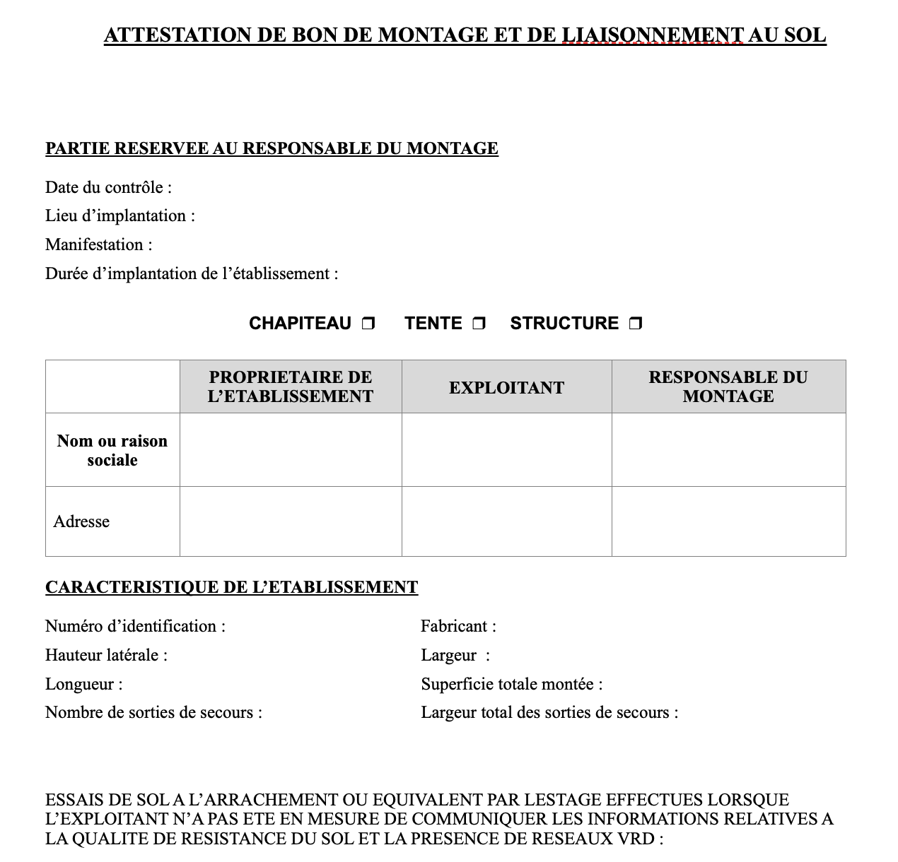attestation bon montage CTS lyon